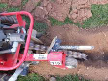 Digging a Trench For Irrigation